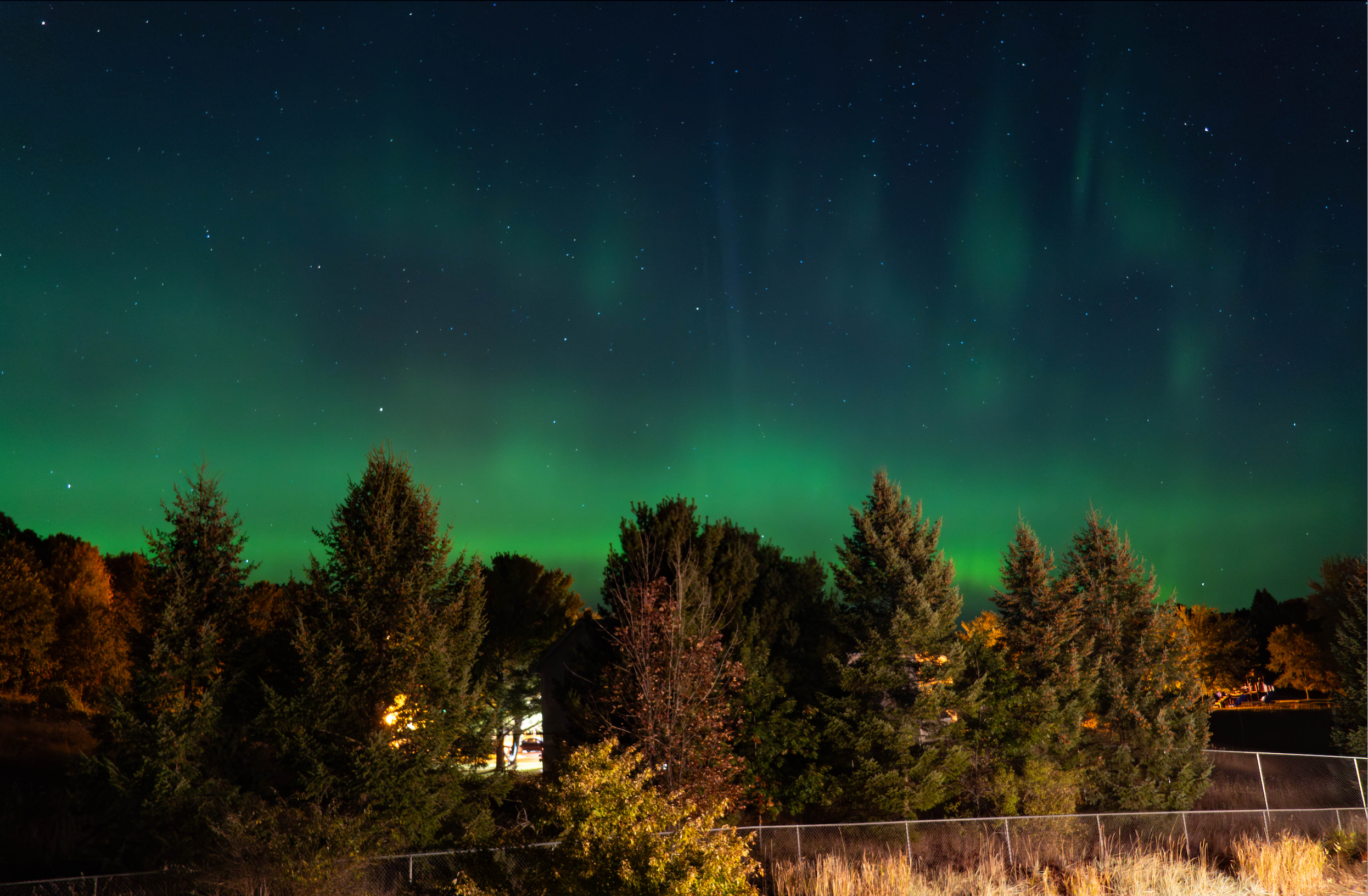 Aurora Borealis in Traverse City Northern Michigan